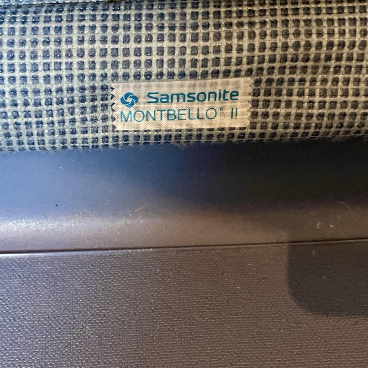 🧳VTG Mid Century Modern Samsonite Montbello II Hardcase Suitcase Blue Luggage