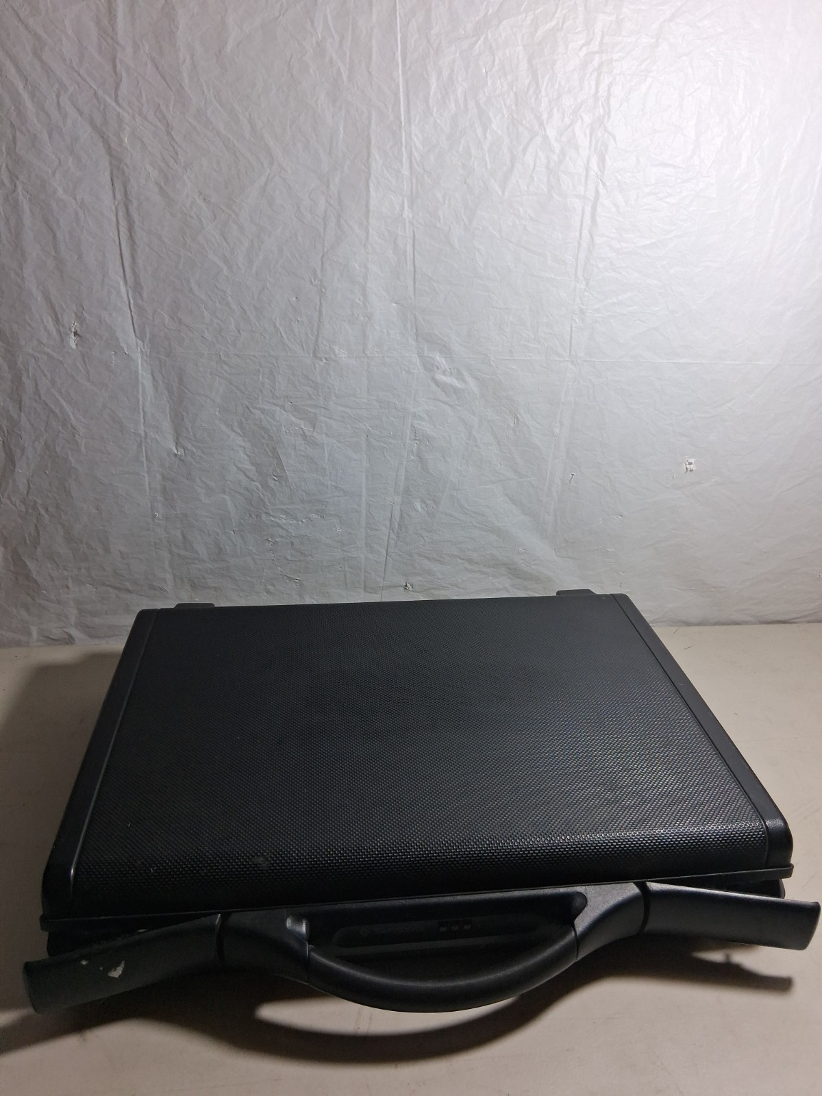 Vintage 1989 Samsonite Focus Attache Case – Black Hard Shell With Working Lock