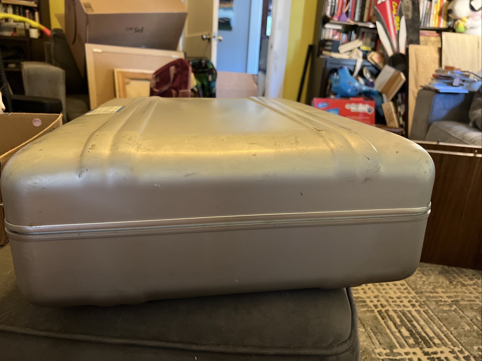 Vintage Zero Halliburton Centurion Elite Aluminum Hard Shell Suitcase 23x19x7