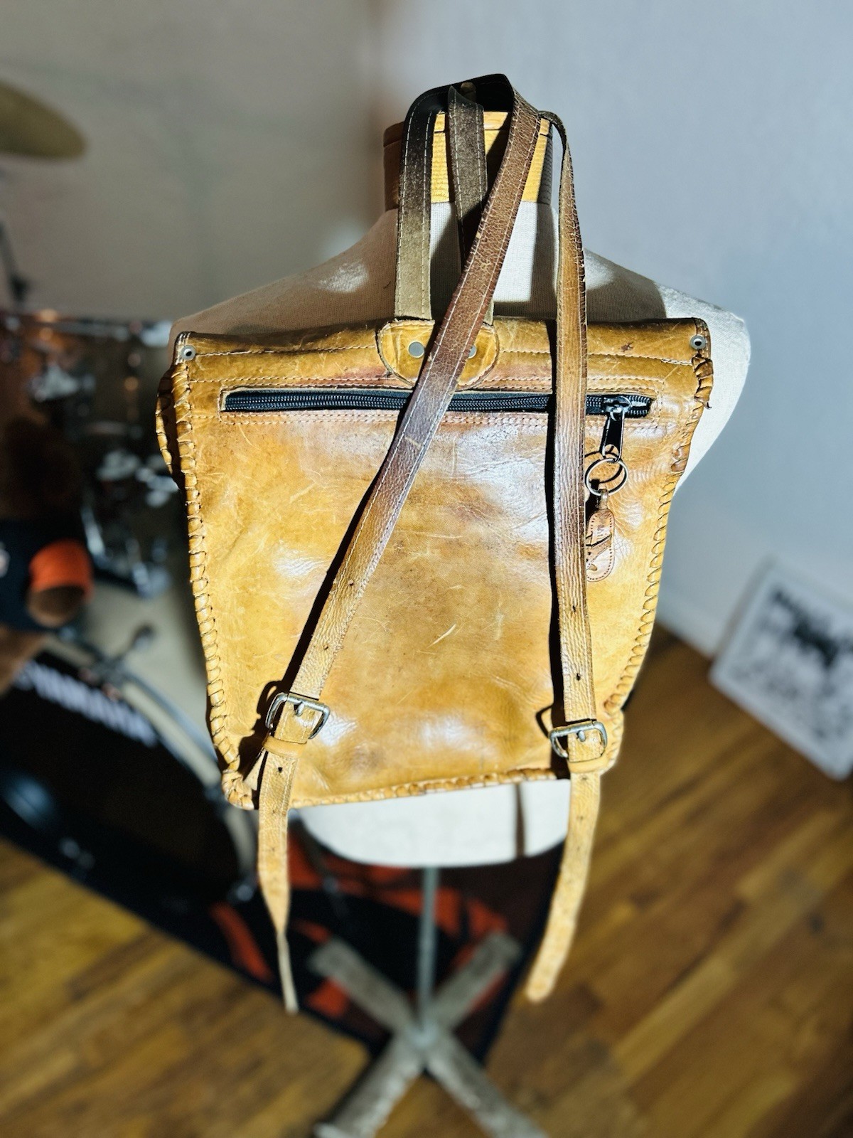 Brazilian Leather BagPack Medium Size