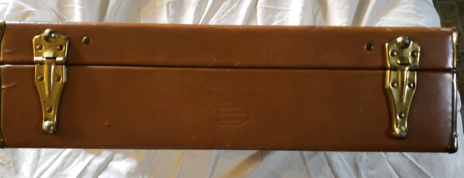 Vintage Rare H.J. Heggens Marsden INC Briefcase Luggage US Government Cowhide
