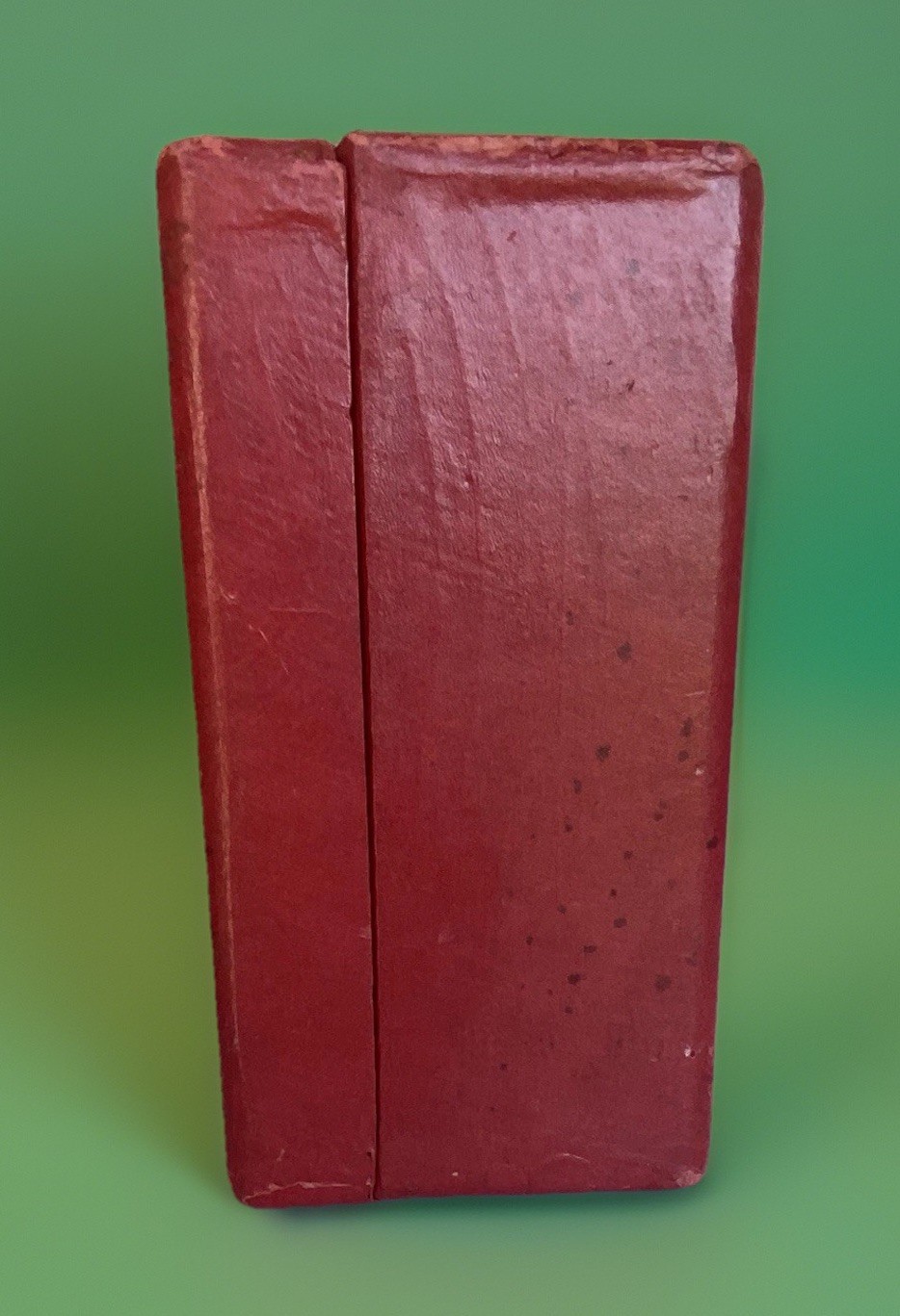 Vintage Red Mid-Century LUCE Child’s Suitcase, Zoo Animal Train, 12″ x 9″ x 5″