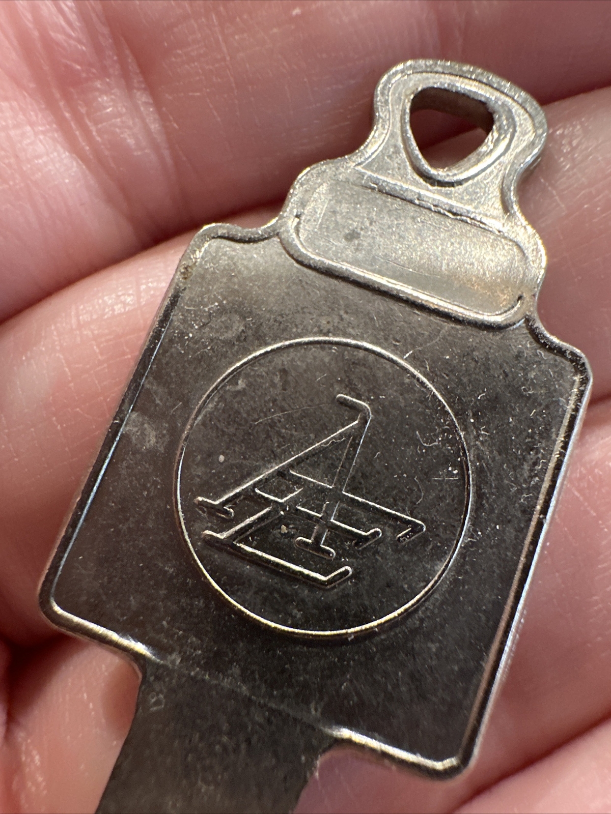 Vintage 1960s Luggage Key Eastern Airlines Amelia Earhart RARE Unnumbered