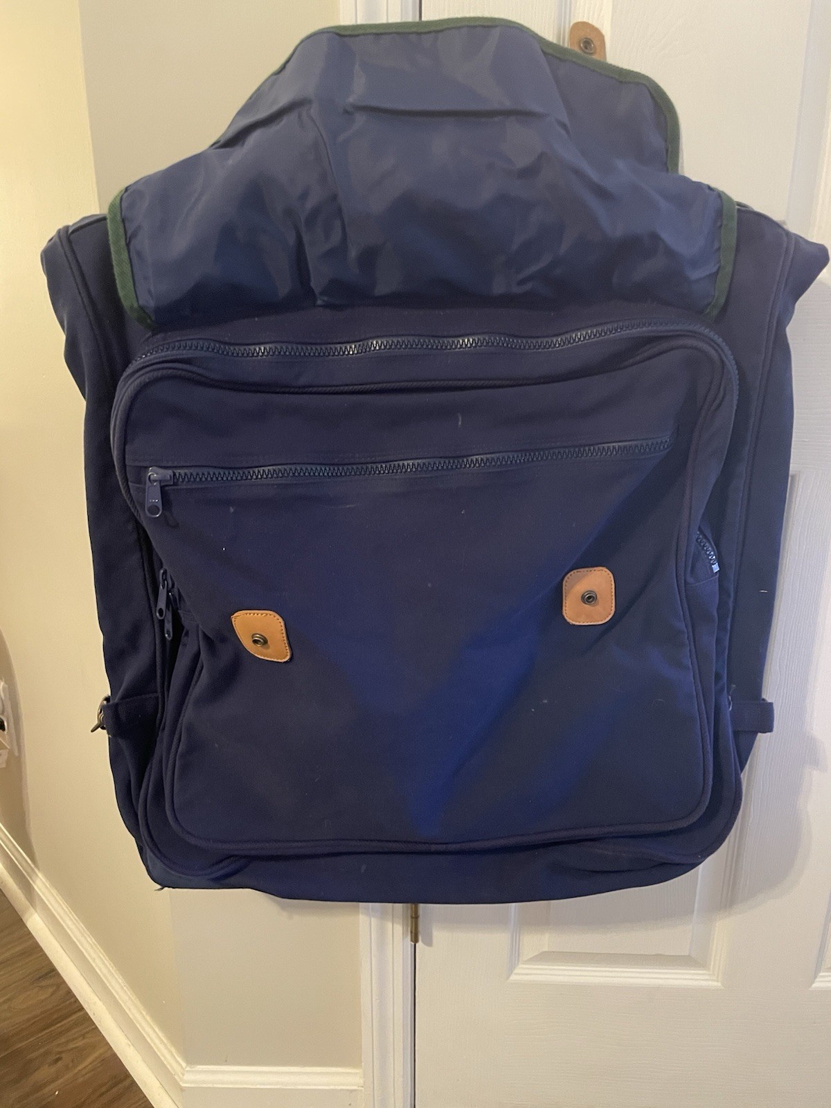 Vintage 1990s Colours by Alexander Julian Garment Bag – Navy Green Red Canvas