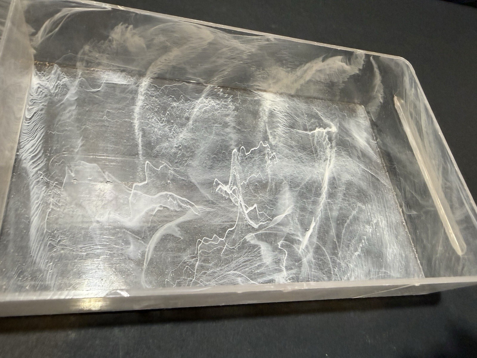 Vintage Train Case Replacement TRAY Only ~ Plastic Makeup Insert