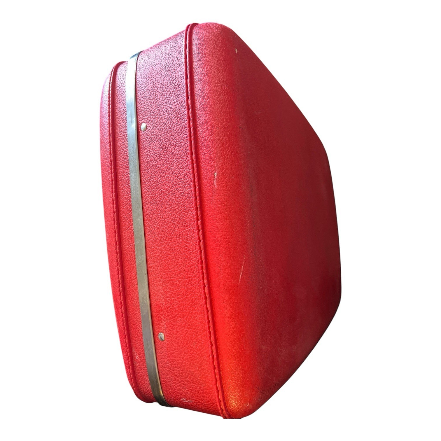 Vintage AMERICAN TOURISTER “TIARA” RED HARD-SHELL SUITCASE 24″ X 17″ X 8″ 1960s