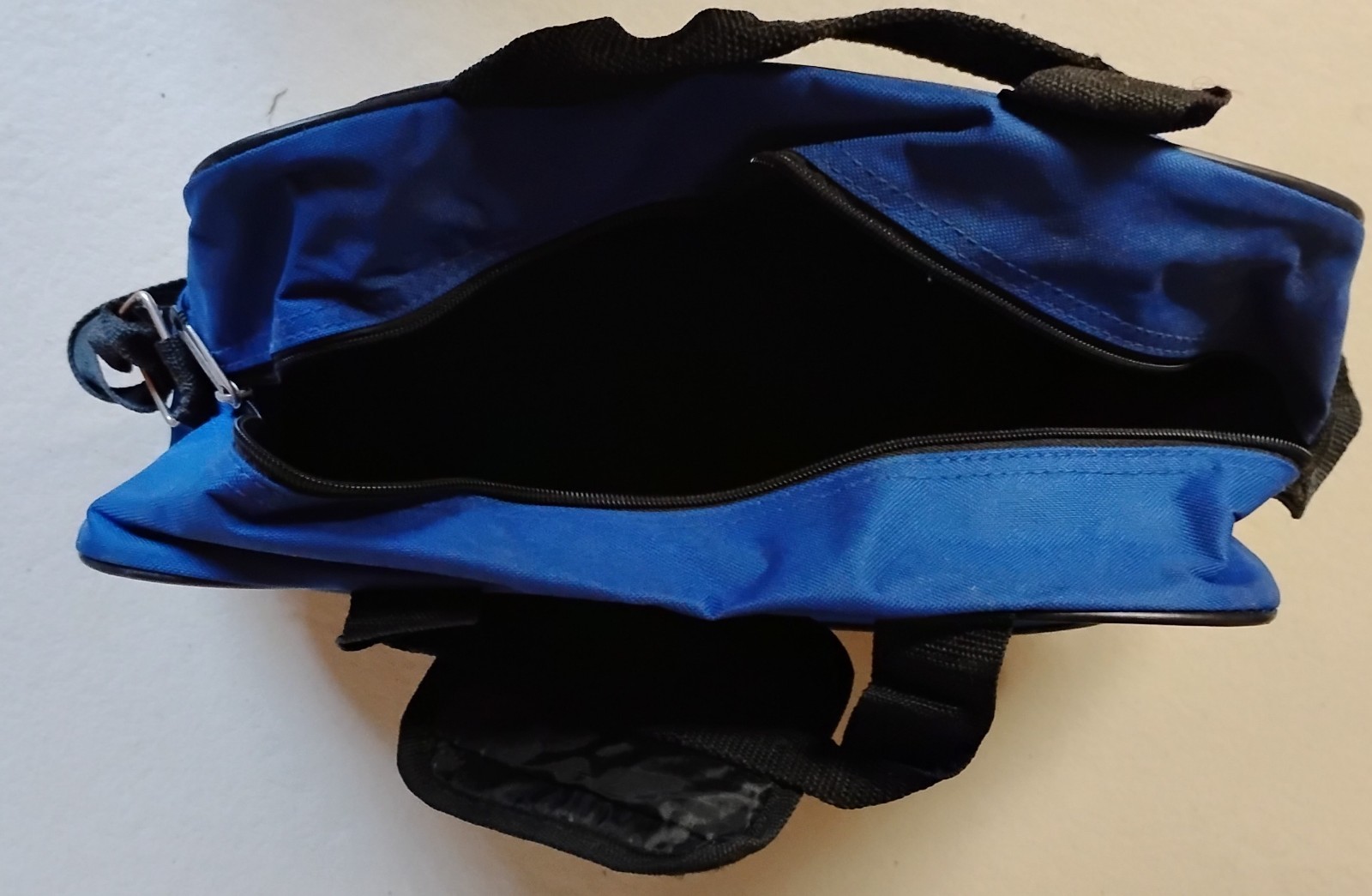 Small Blue Travel Bag Carry On Tote With Adjustable Straps