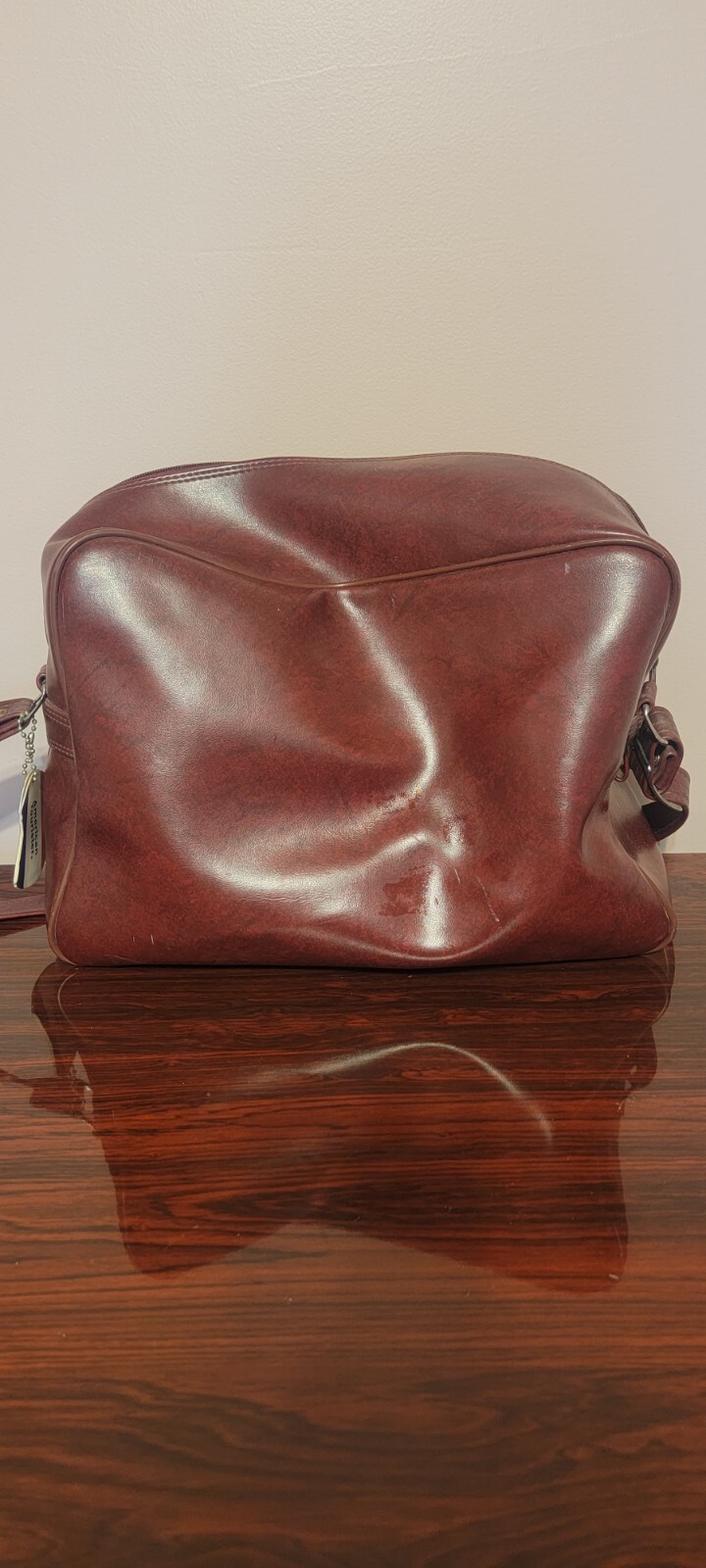 American Tourister Vintage 80’s Carry On Burgandy Bag