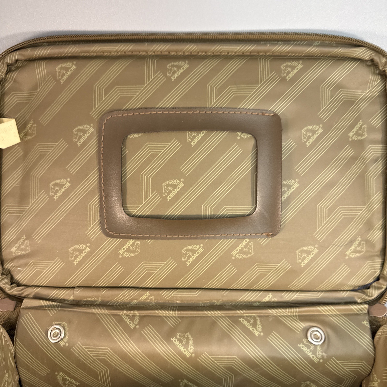 Vintage Jordache Floral Tapestry Overnight Makeup Toiletries Travel Case Floral