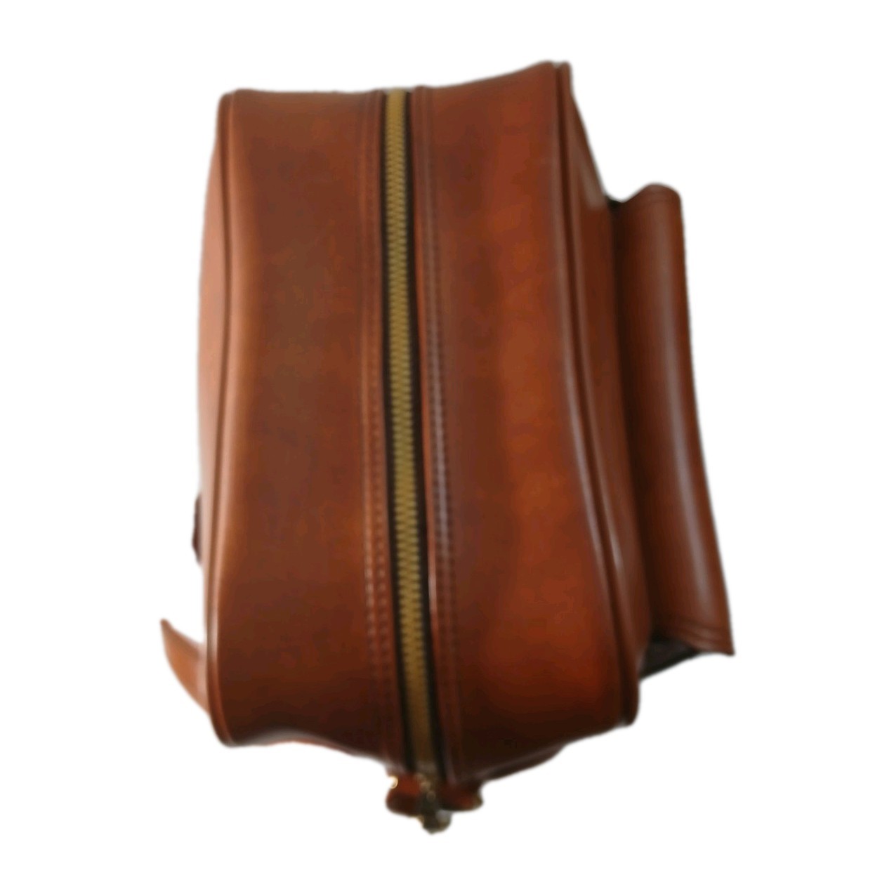 Vintage Homa Airway Brown Faux Leather Carry-On Travel Bag Retro Luggage