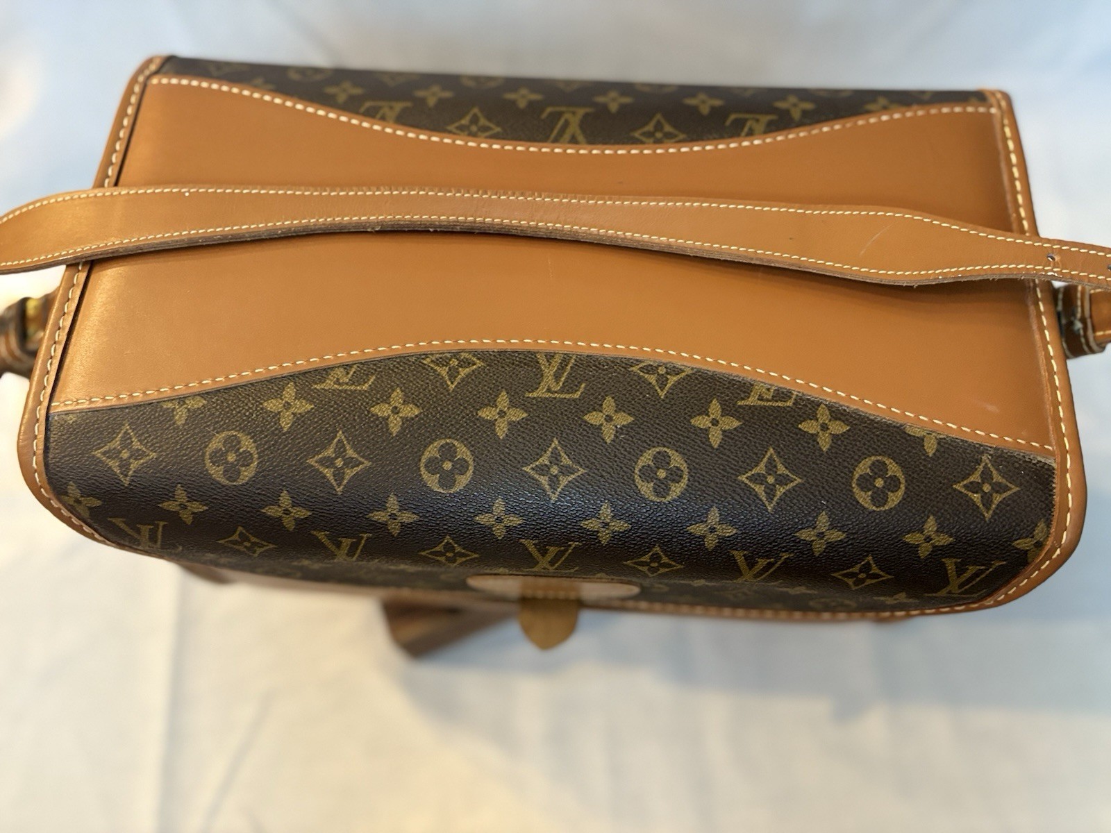 Rare Vintage LOUIS VUITTON Train Case Keepall Carry On Luxury Designer Luggage