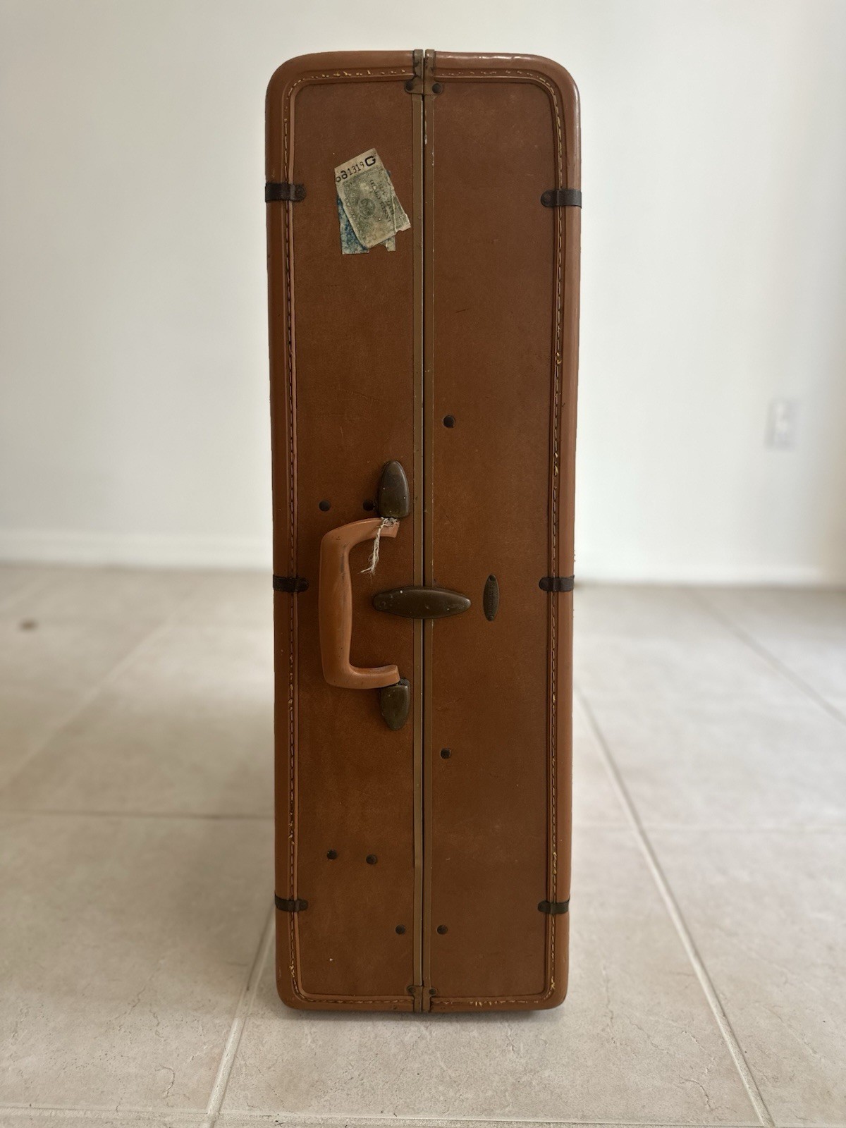 Vintage Samsonite Streamlite Trunk 29.5in Customs Lloyd Furness