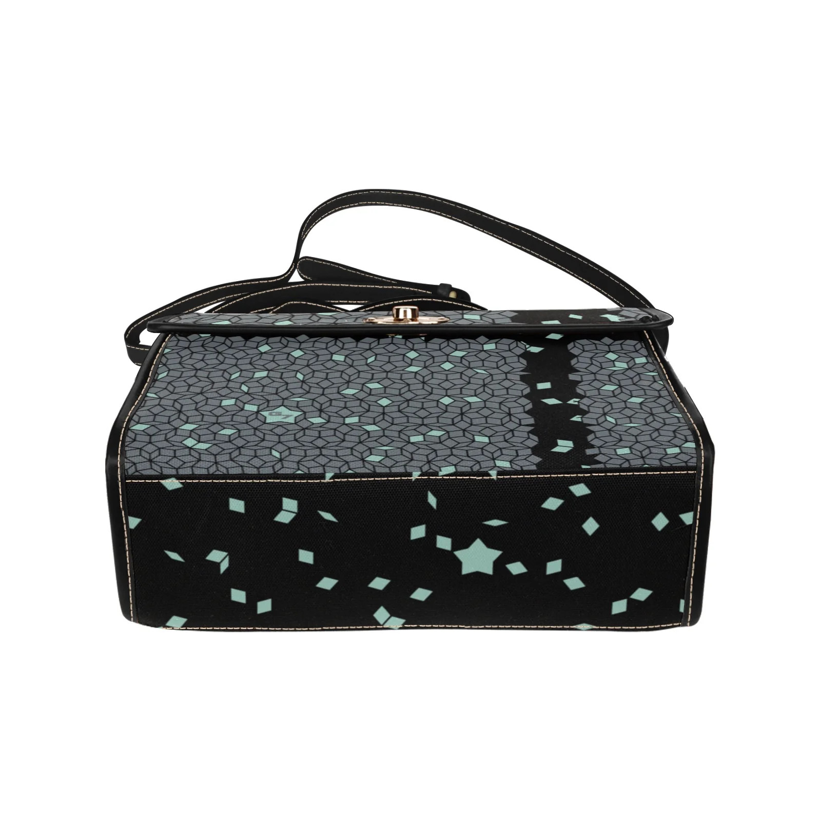 G7… Waterproof Canvas Bag-Black (0pen)