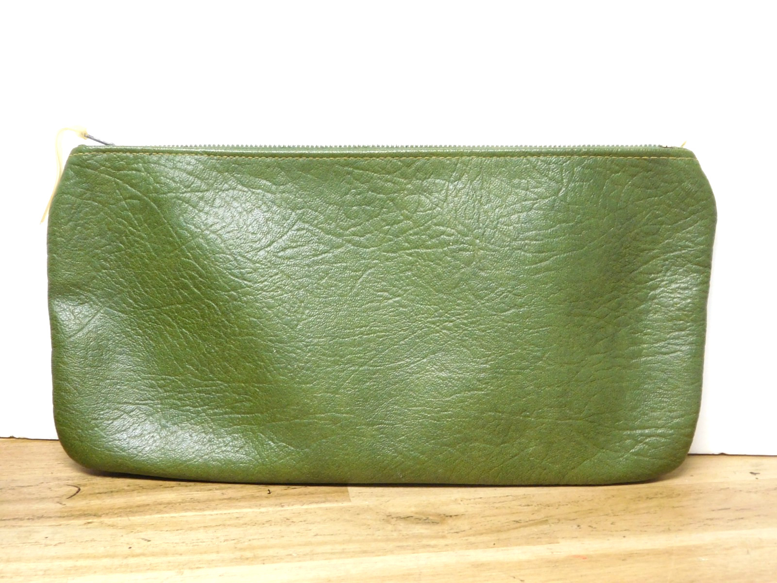 Samsonite Avocado Green 1960s-70s Fashionaire Travel Bag w/ Matching Pouch READ