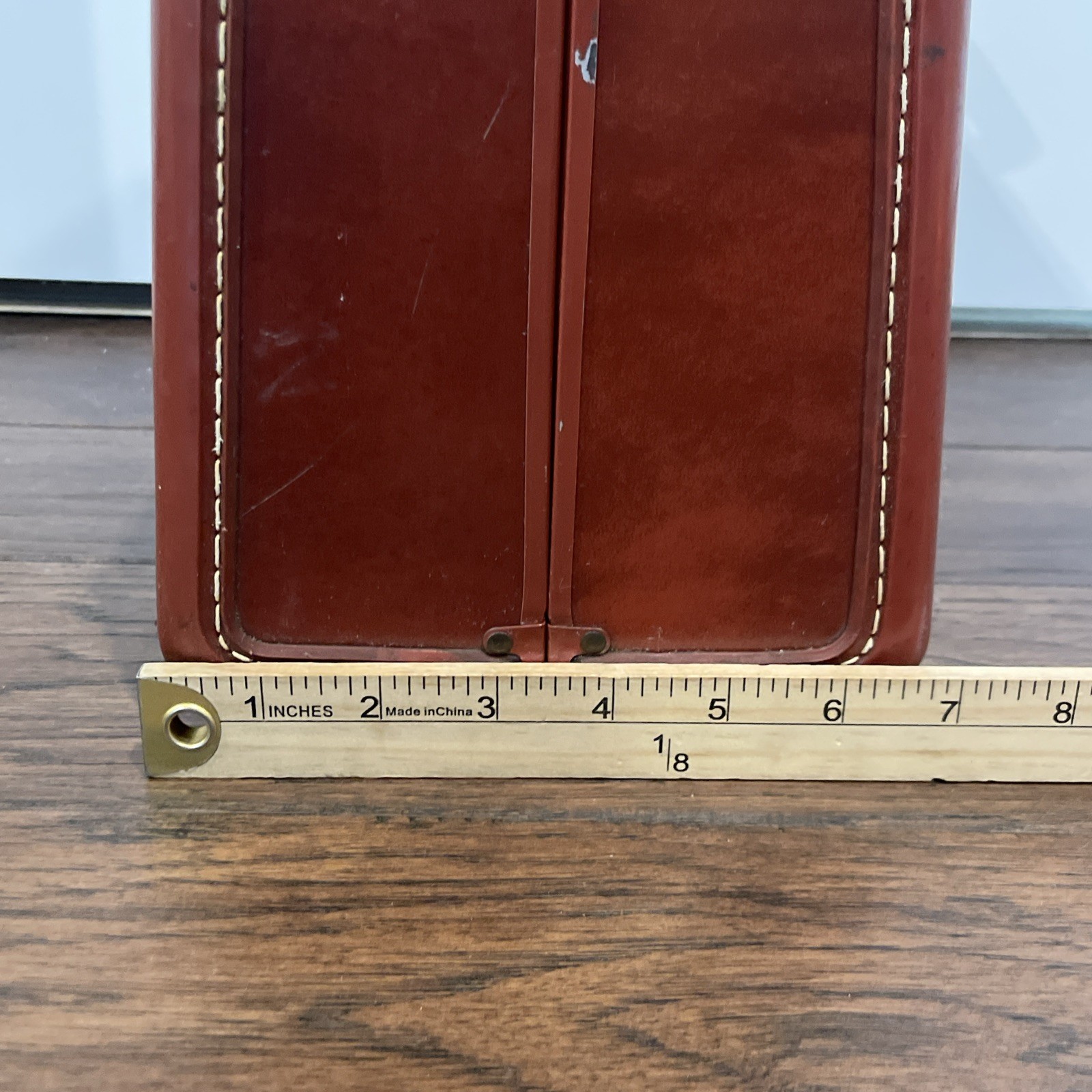 Vintage Samsonite Train Makeup Case Brown Shwayder Bros 1950s Small Suitcase