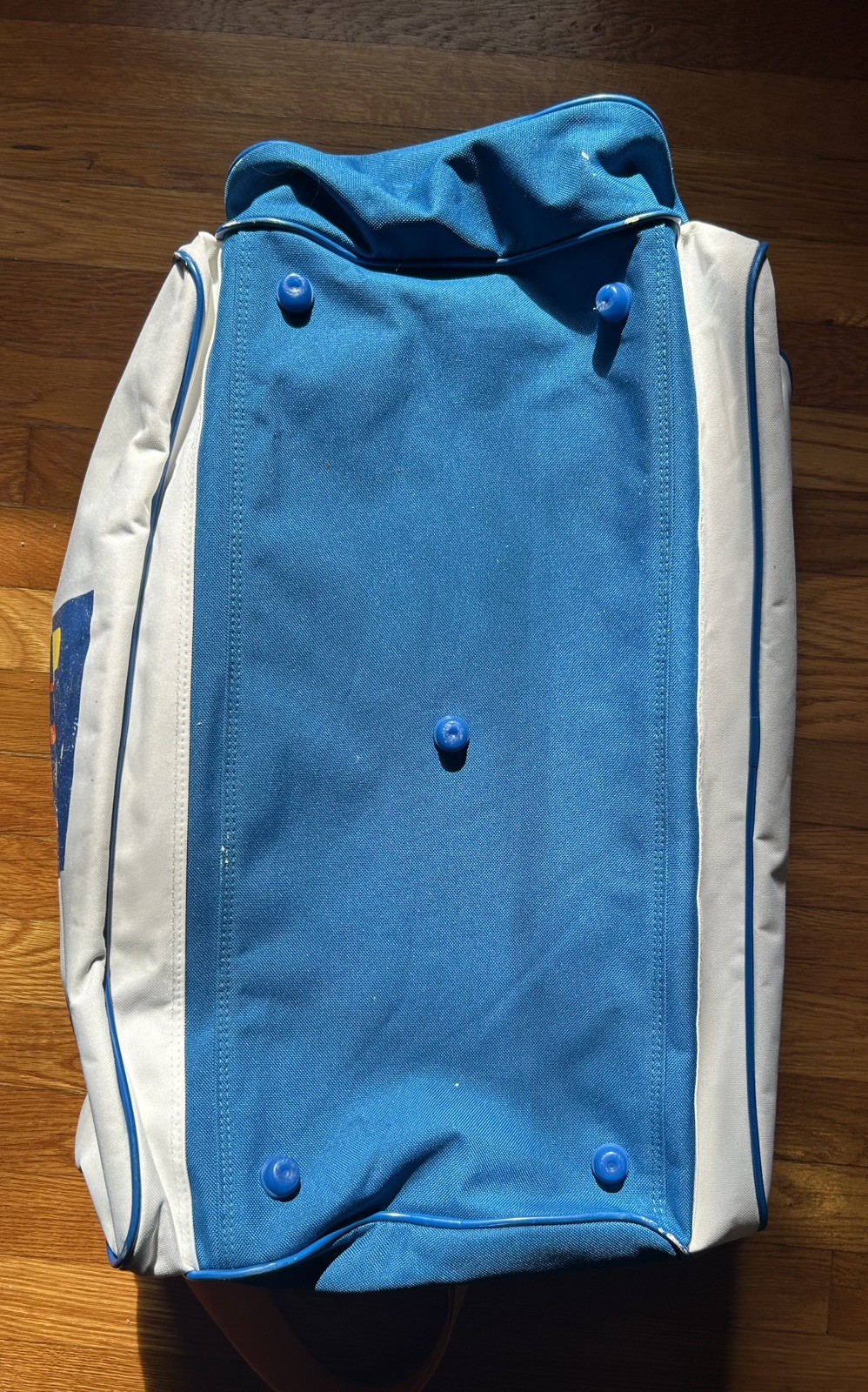 Vintage 1996 VISA Duffle Bag Travel Bag Carry-On Shoulder + Hand Bag