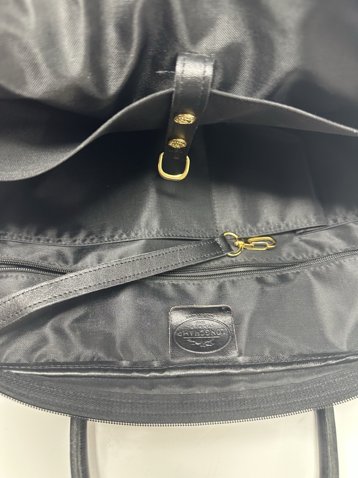 Longchamp Leather Bag Briefcase Style 10”x14”x4”