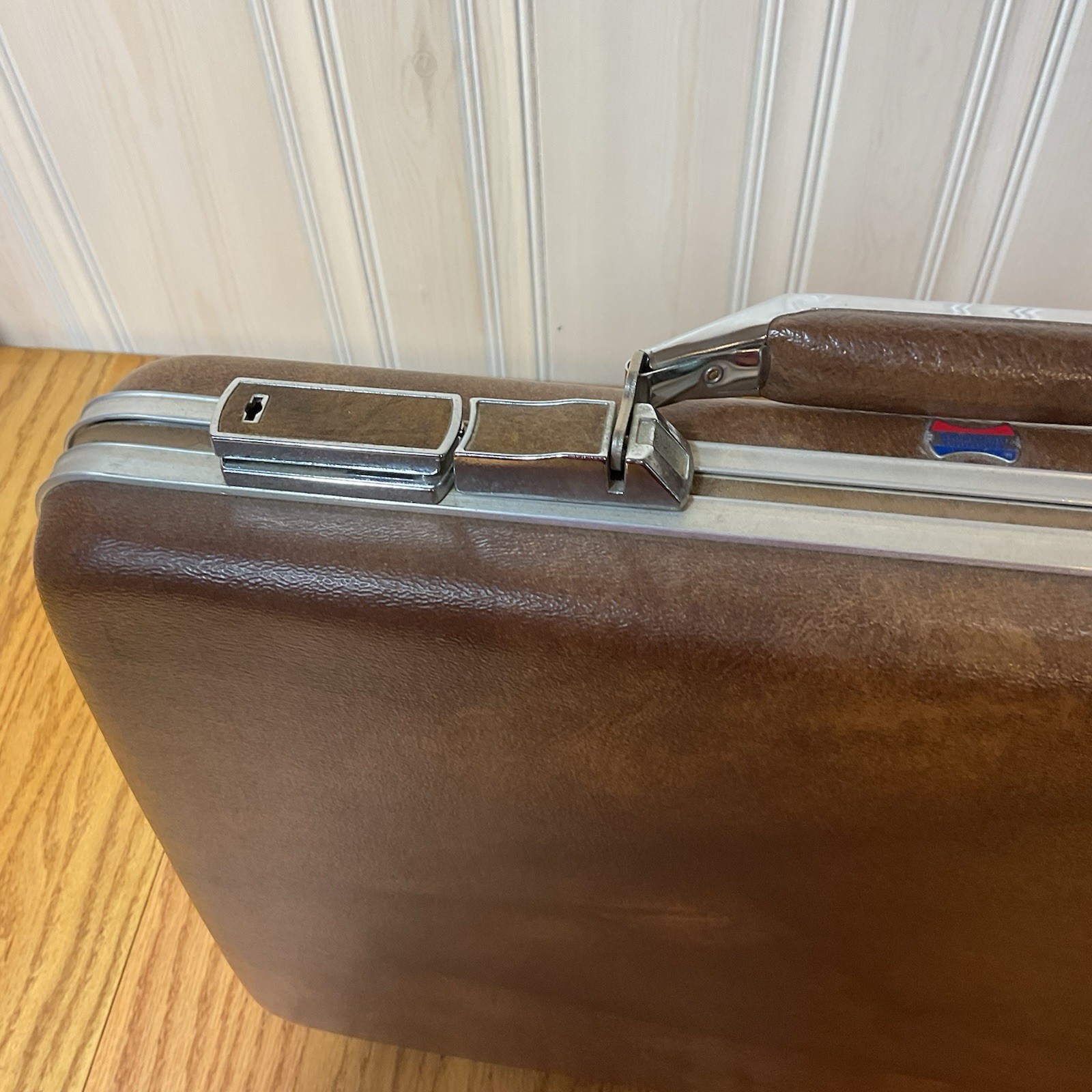 Vintage Tourister ESCORT Brown Hardcase Brief Case Attache Case Retro Business *