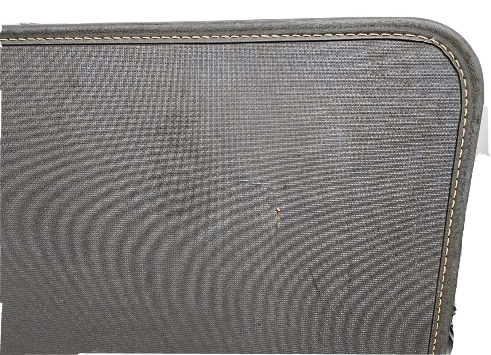 Vintage Lady Baltimore Suitcase 29″x18″x8.5″ Luggage with Key Gray