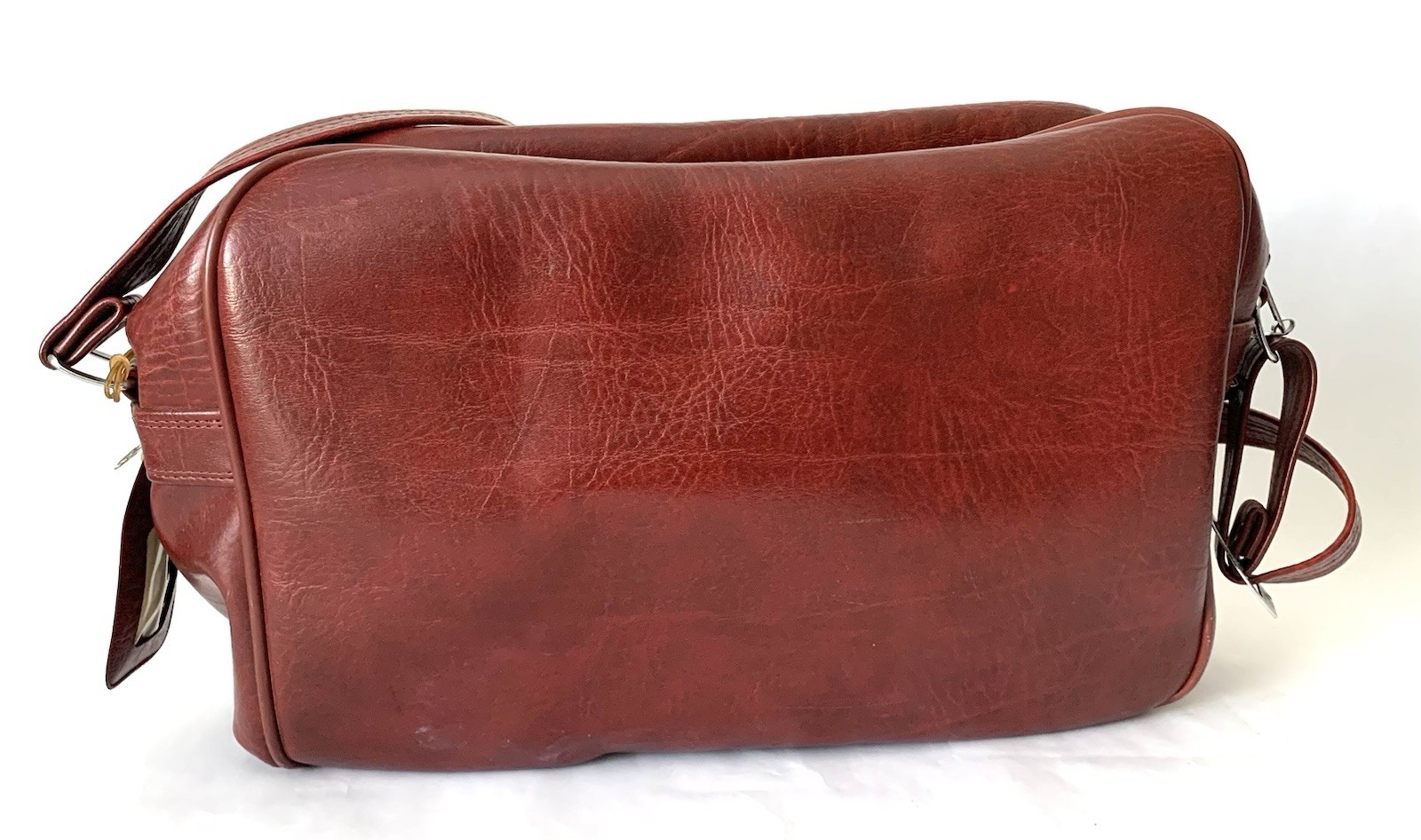 Vintage New Vista Luggage Carry On Shoulder Laptop Traveler Bag Faux Leather