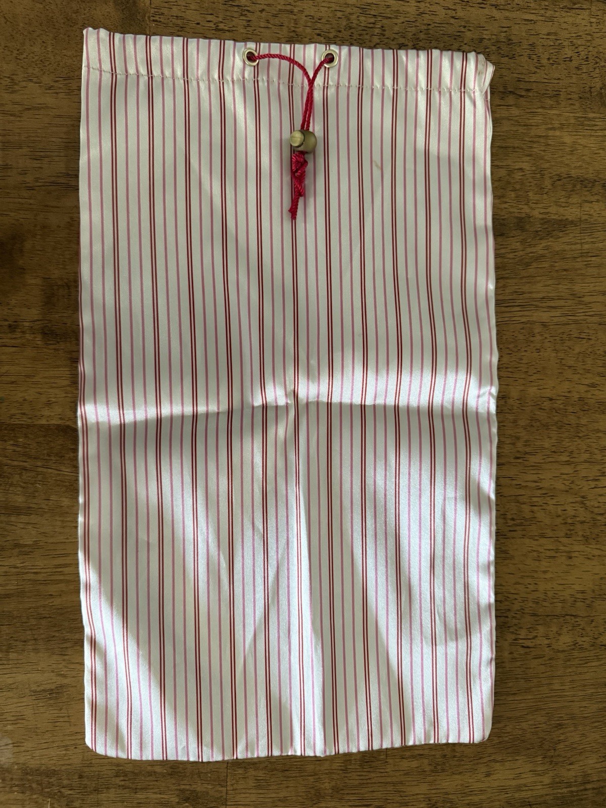 Vintage Samsonite Black Label Pink Stripe Drawstring Luggage Organizers Set Of 3