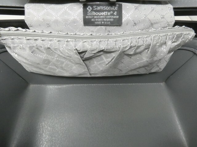 Black Gray Samsonite Silhouette 4 Jewelry Case