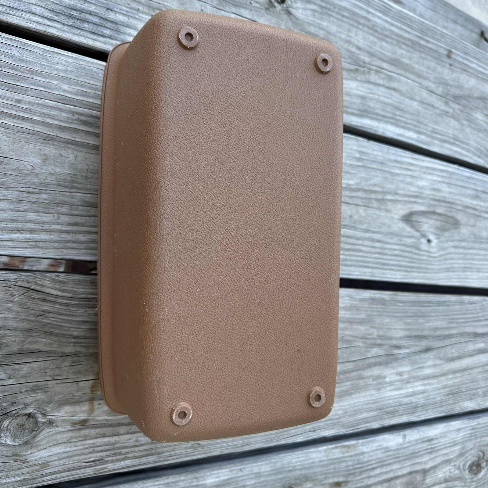 1970s Concord Samsonite hard brown cosmetic carry case,has tray, bag, mirror