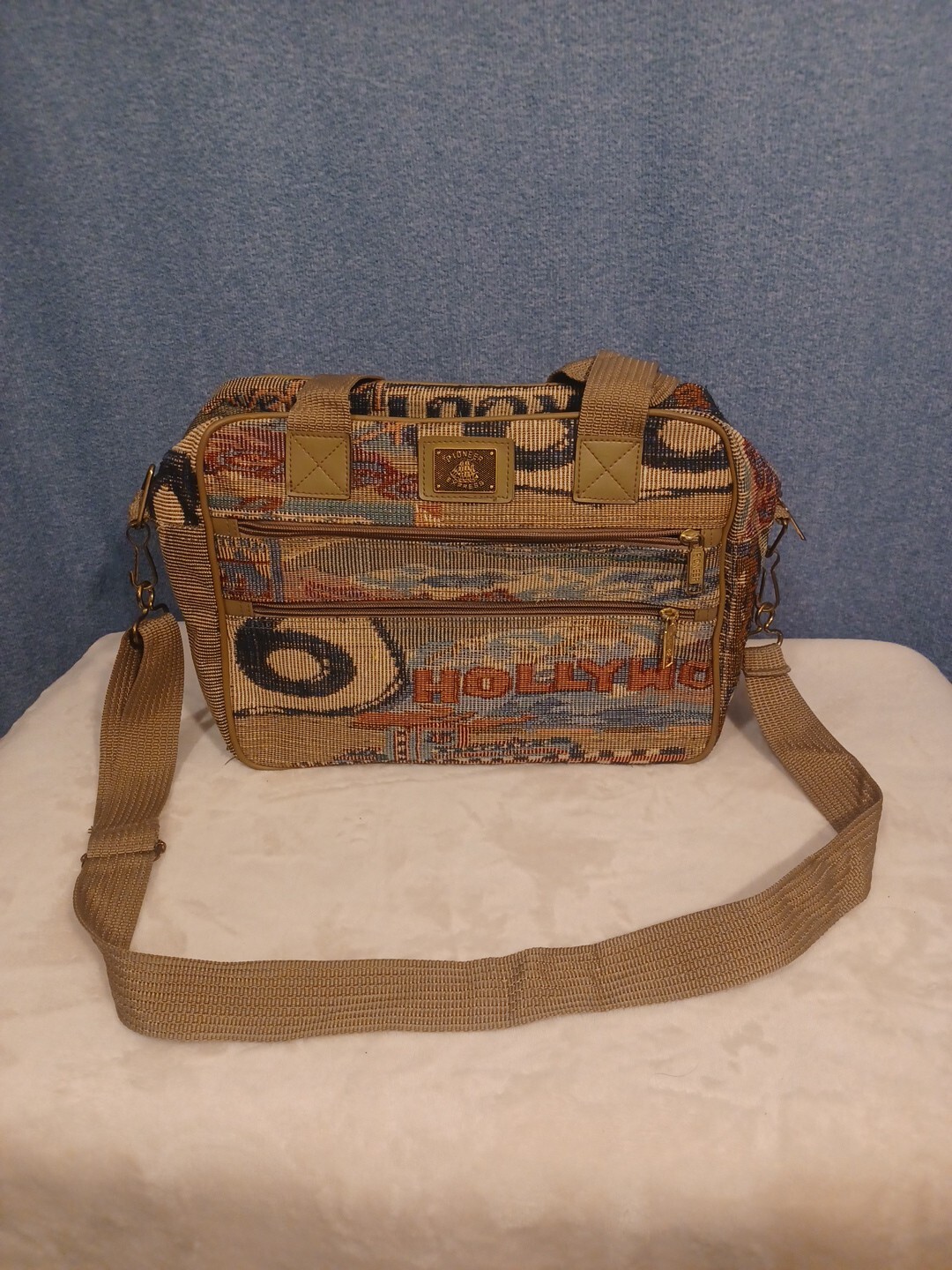Vintage Pioneer Express Route 66 Tapestry Weekender Travel Carry on Luggage Bag