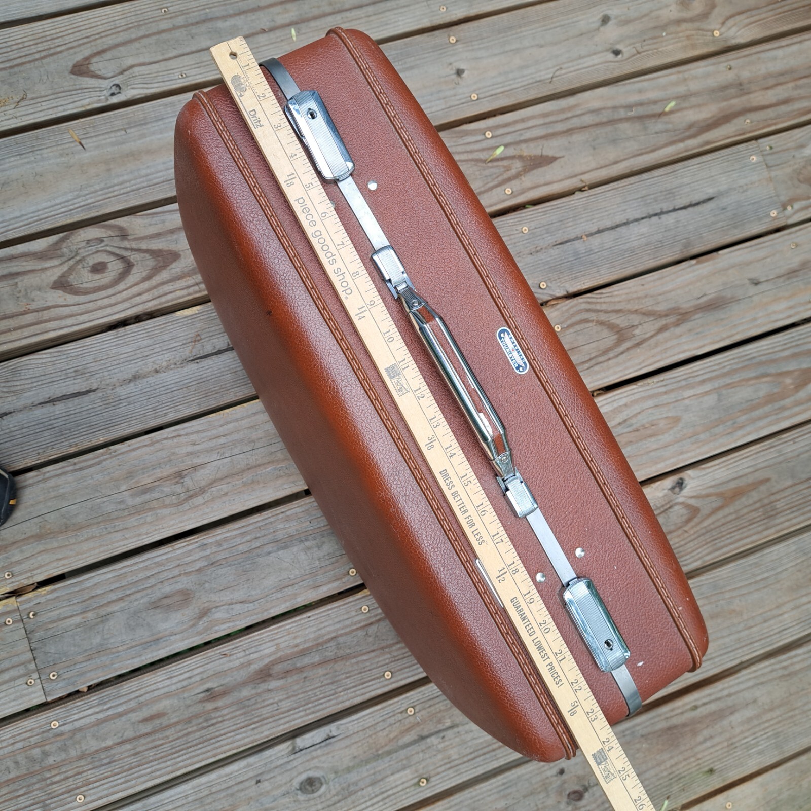 VTG American Tourister Tiara 3 pc Luggage Set Brown Suitcases & Rare Briefcase