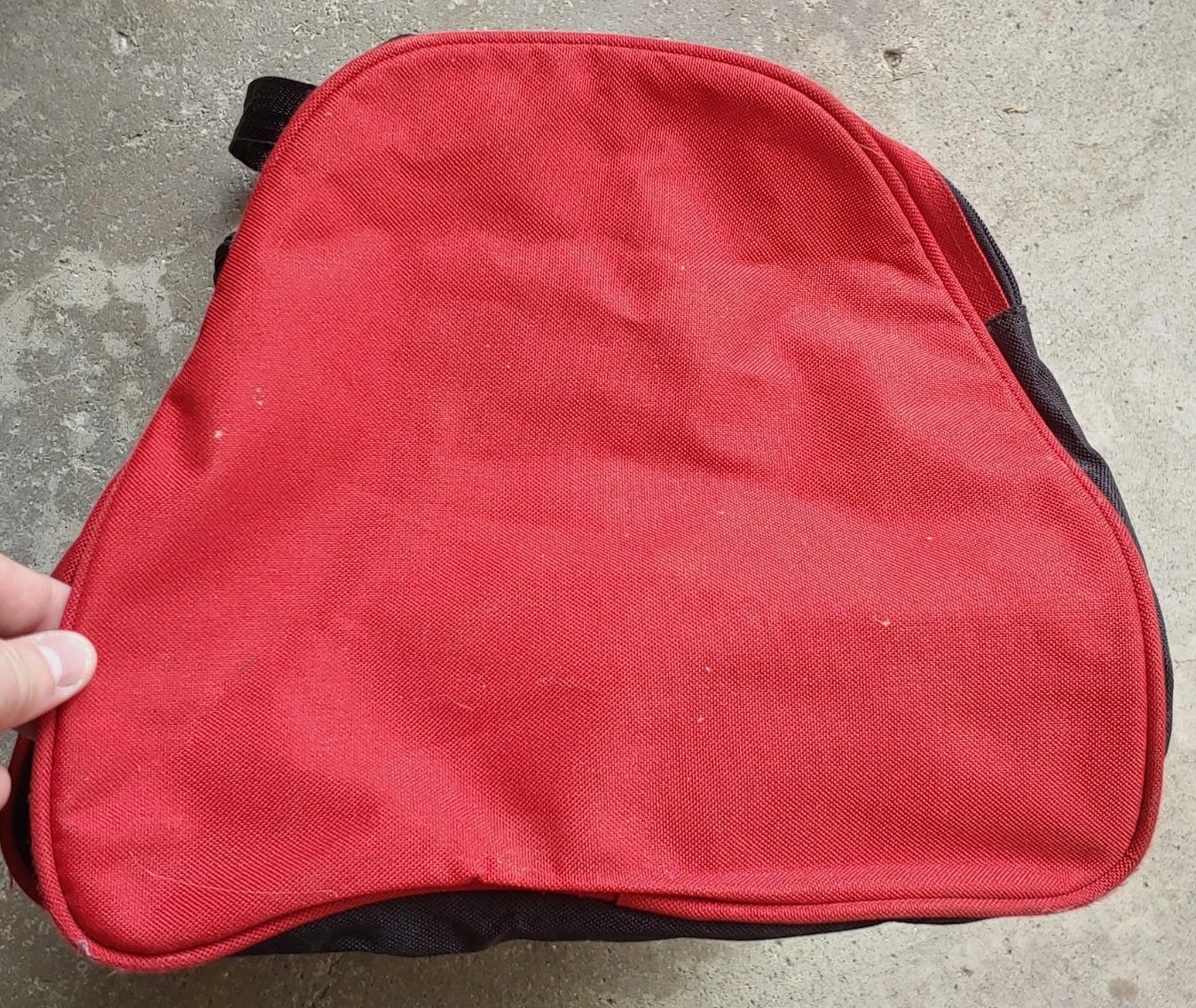 VTG Bose Travel Bag Canvas Old School Very Cool Red 20x14x11 Y2K Retro Leed’s