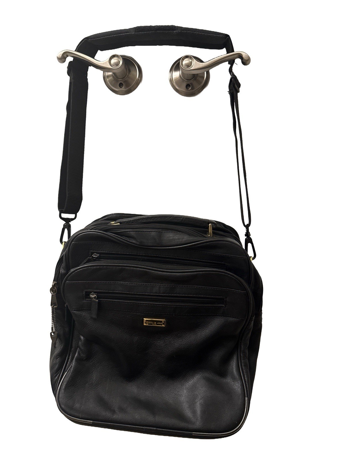 Jacob de Julia Leather Carry, Travel, Shoulder Bag