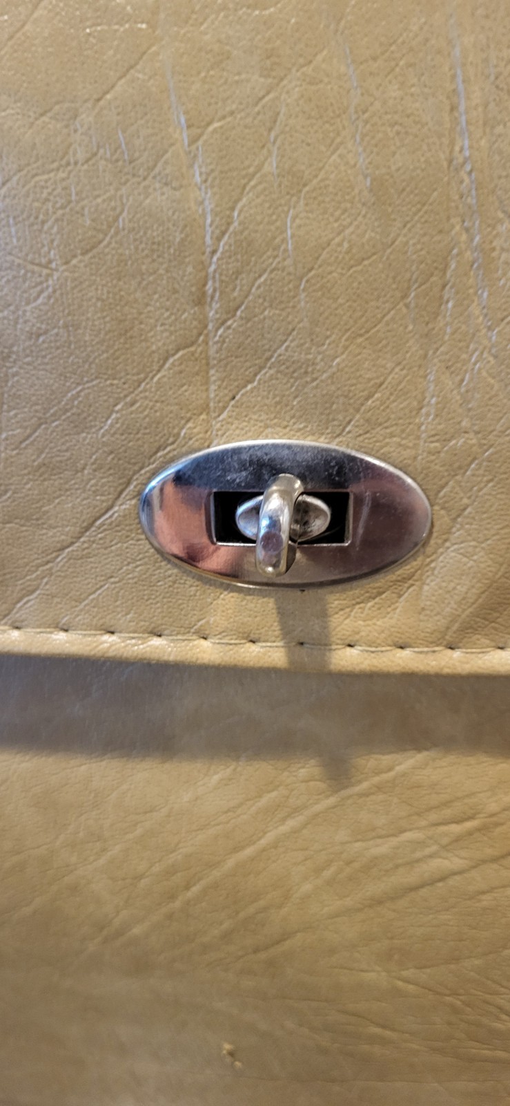 ​Samsonite Contour Shoulder Bag Vintage Tan Vinyl Carry-On Travel Case