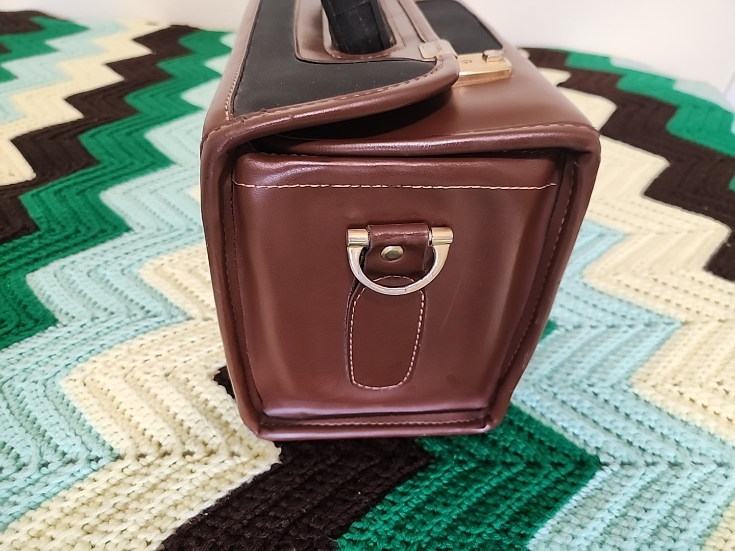 Vintage Samsonite 13 Inch Red Faux Leather Case PLEASE READ