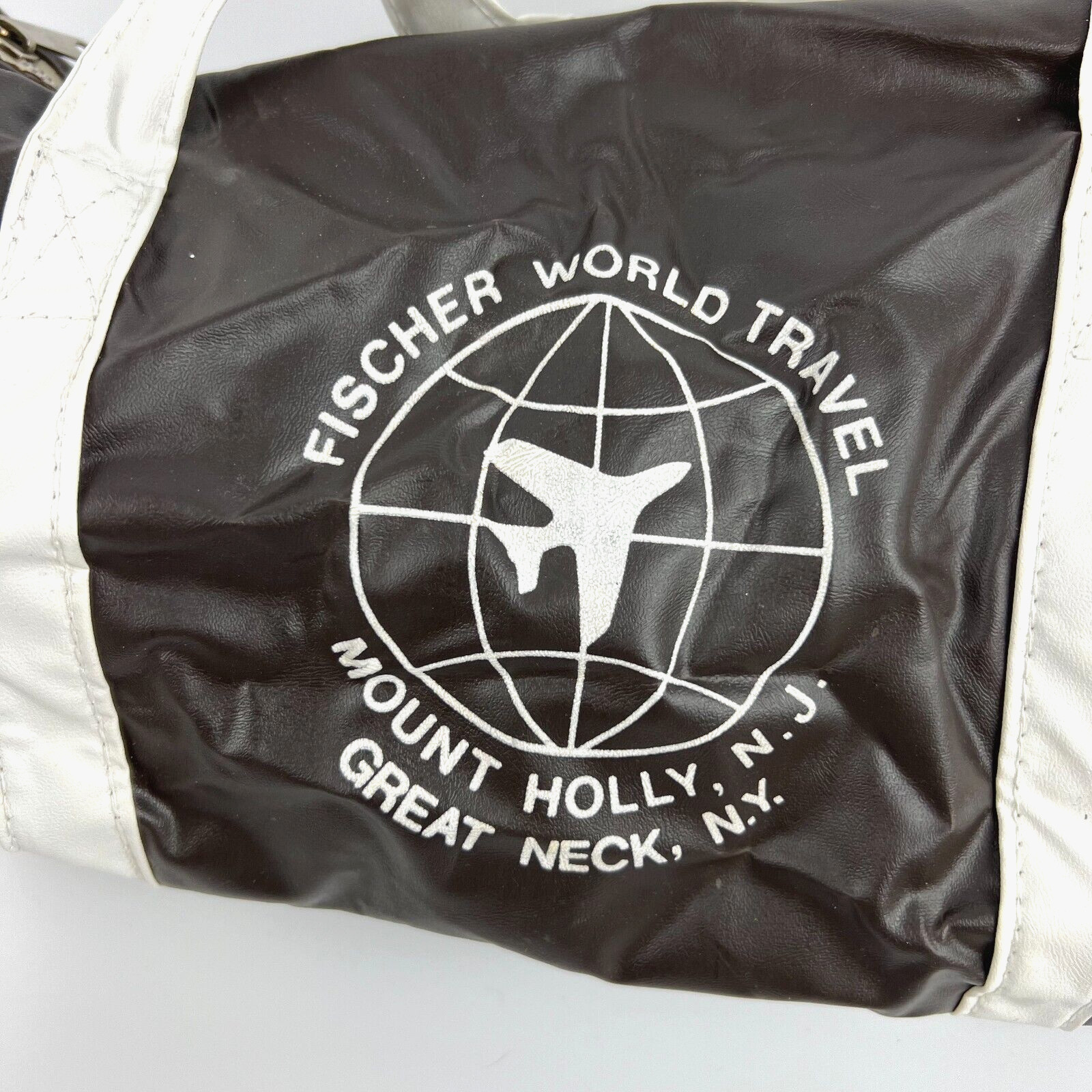 Fischer Travel Original Vintage Fischer World Travel Duffel Bag from the 1970s