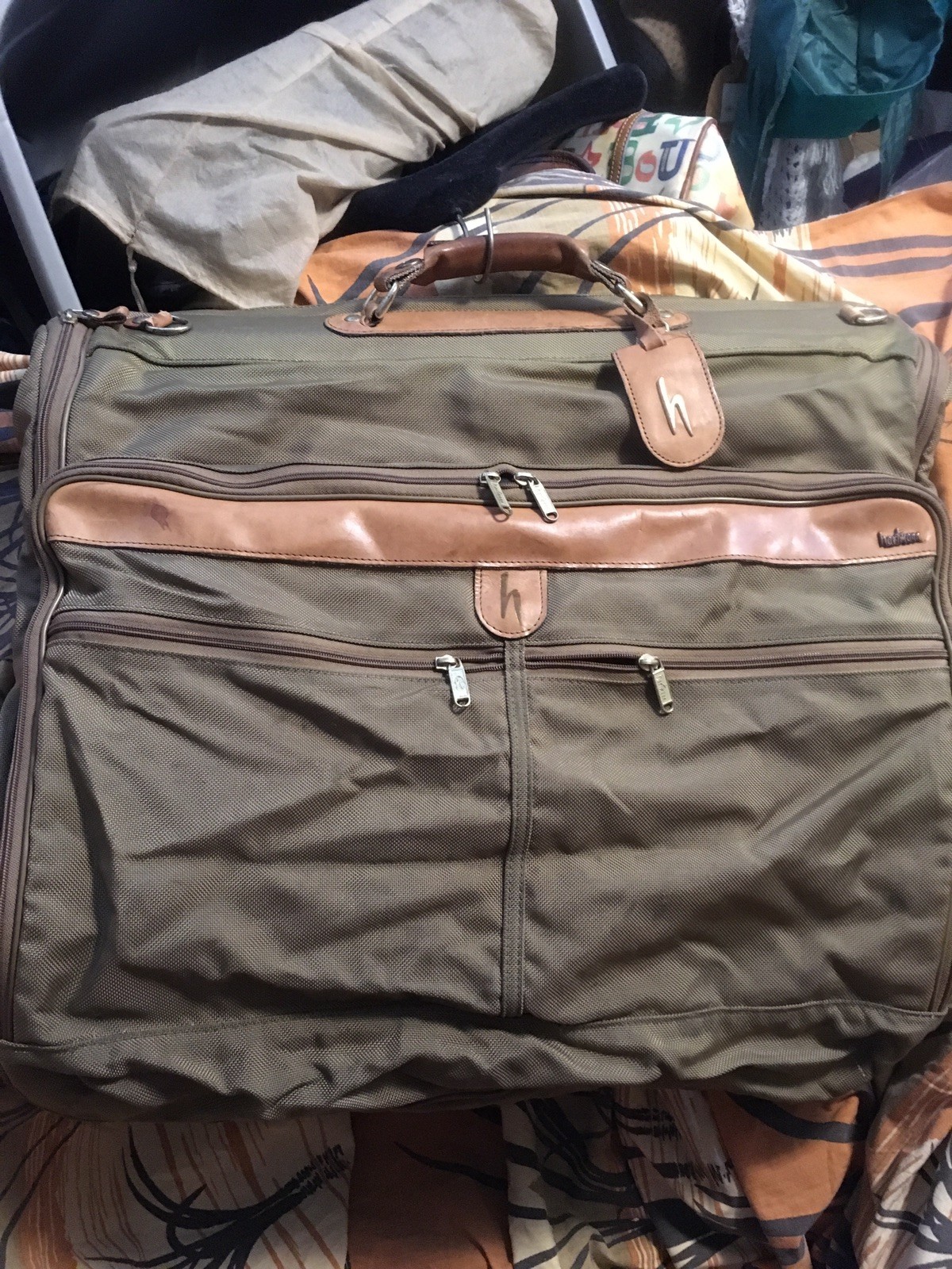 HARTMANN Vintage Intensity Ballistic Nylon Garment Bag Luggage 22″ Multi-Pockets