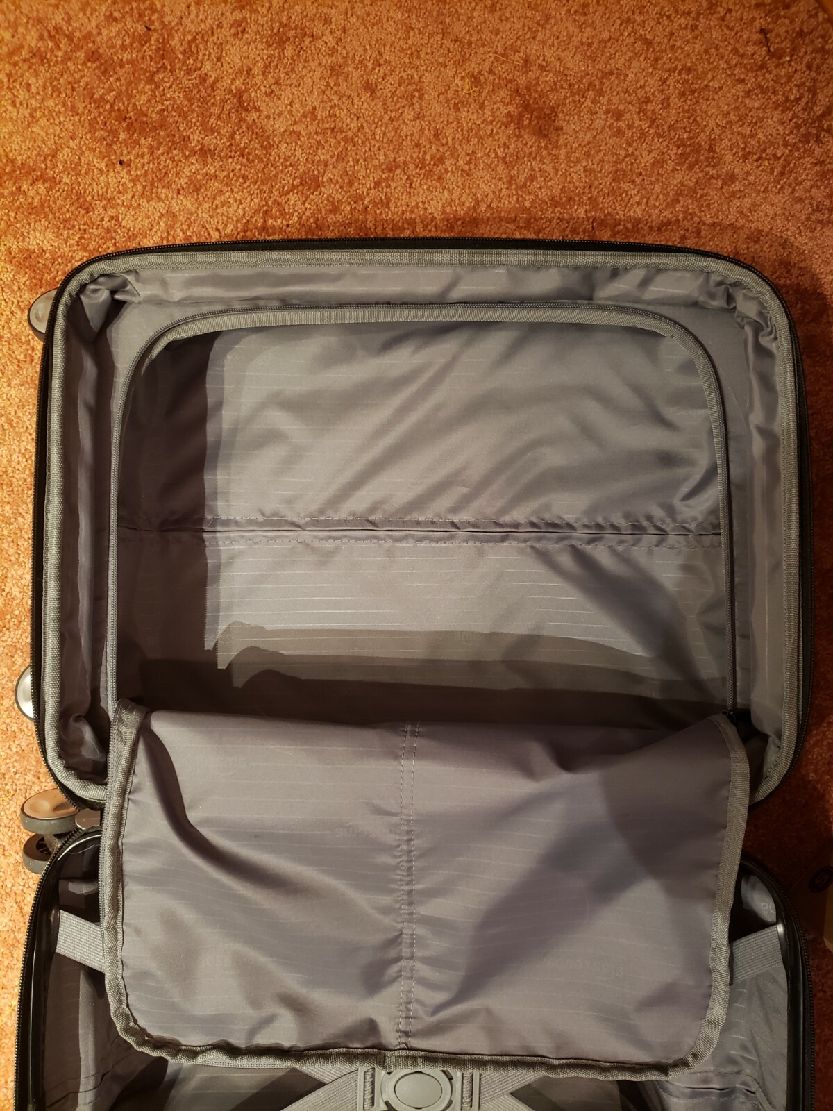 Heavy duty hard shell suitcase