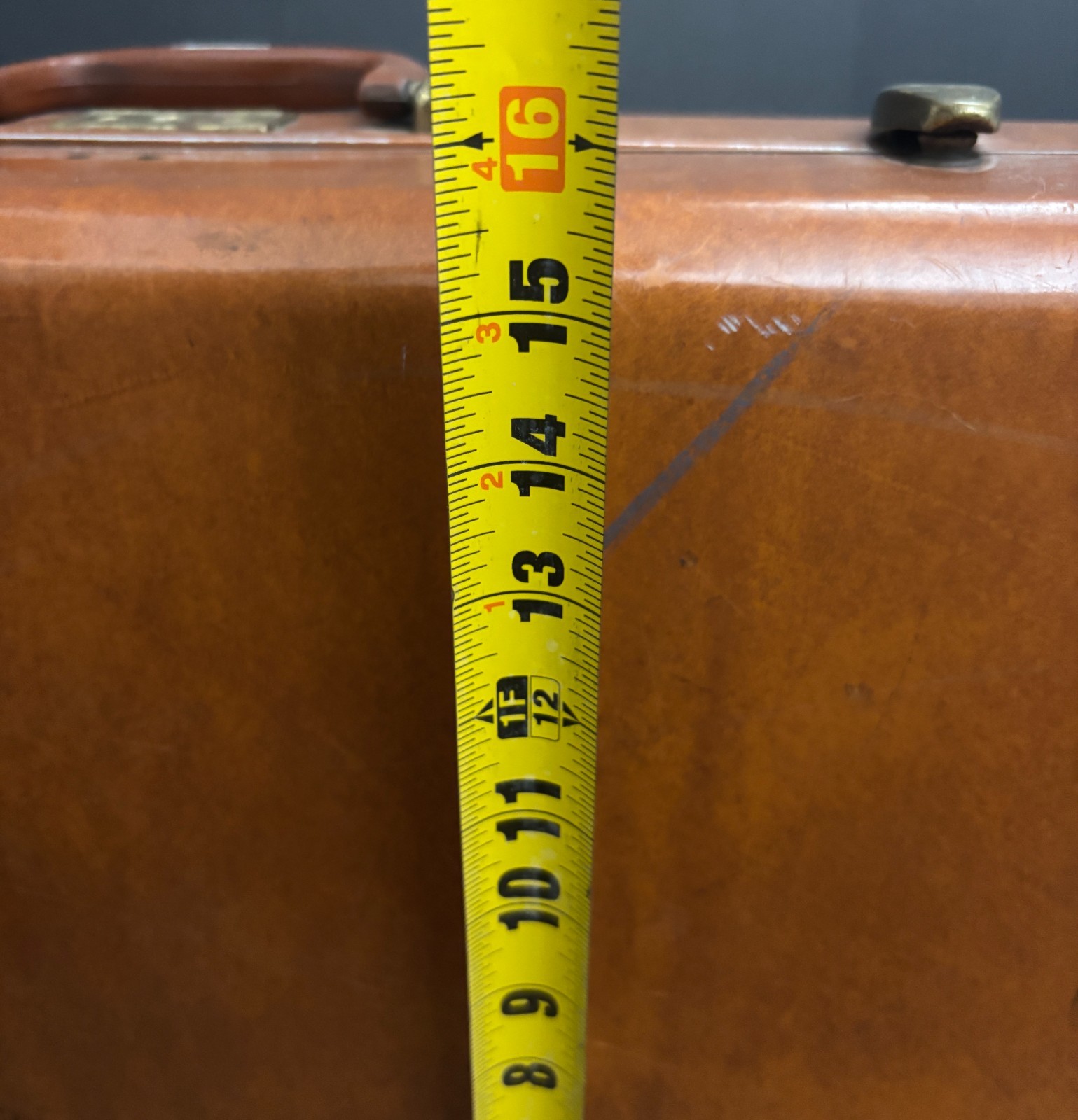 Vintage Samsonite Streamlite Suitcase Brown 20″ x 15″ x 6″