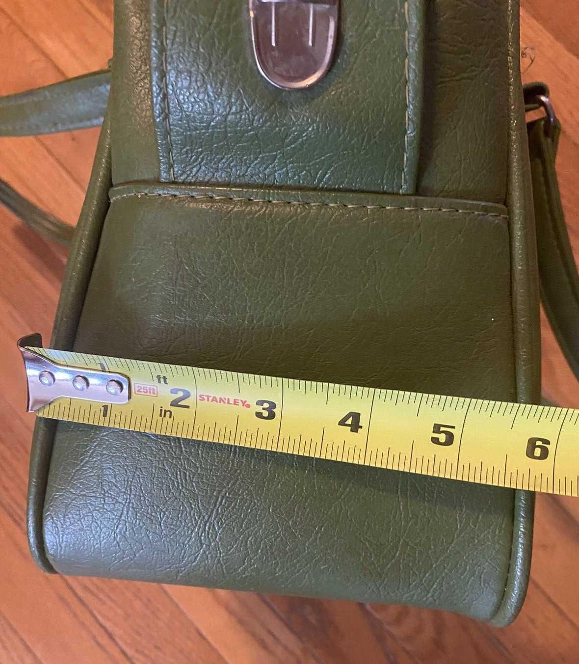 Vintage MCM Retro Leather Overnight Bag Carry-On Luggage Suitcase Avocado GREEN
