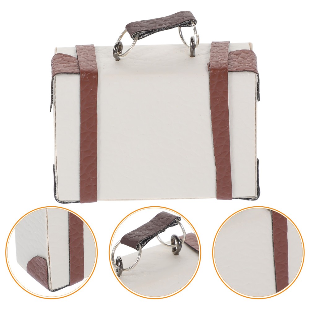 Tiny Dollhouse Accessories Miniatures Suitcase Model Luggage Toy