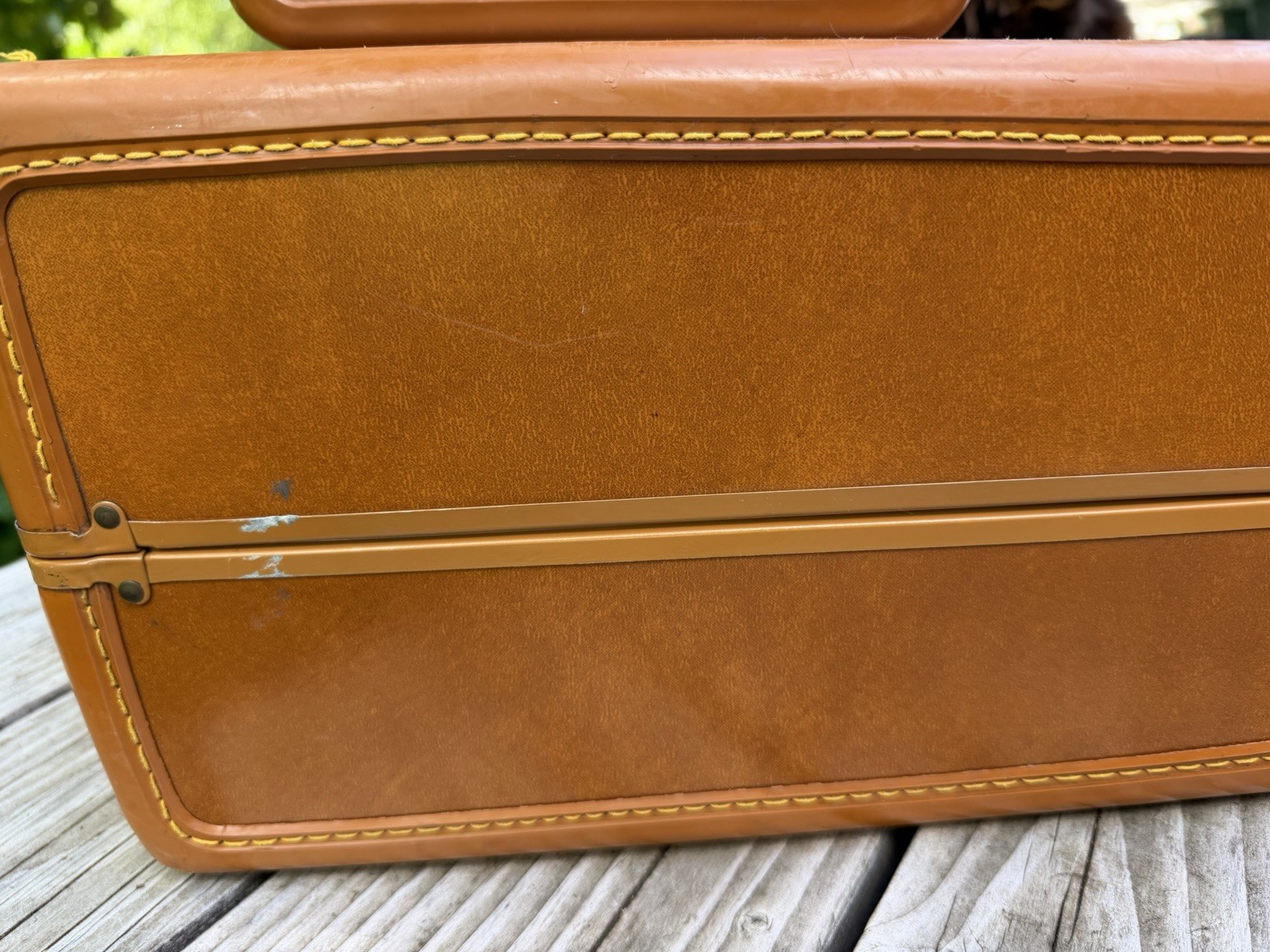 Vtg Samsonite Shwayder Bros Hard Shell Luggage Suitcase & Makeup Case #4612