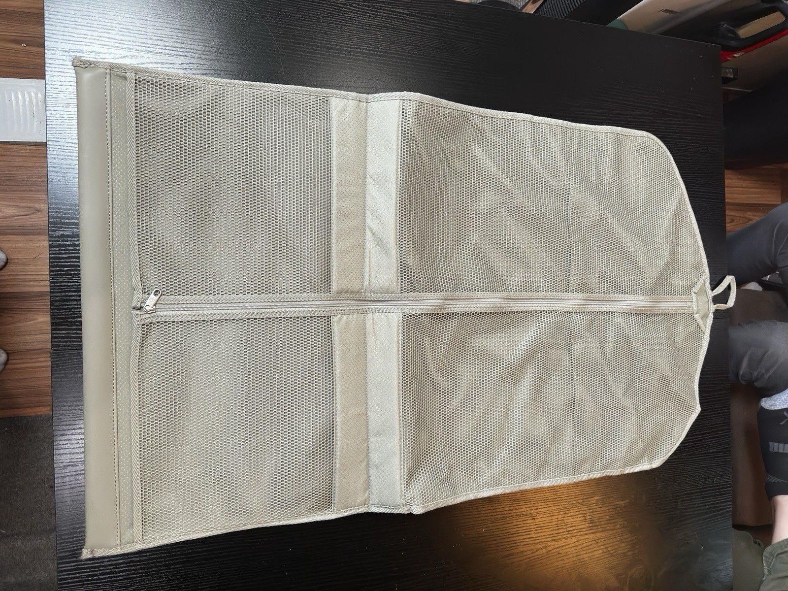 Vtg 80s Jordache Tweed Garment Bag Complete MINT Condition All Original; Strap.