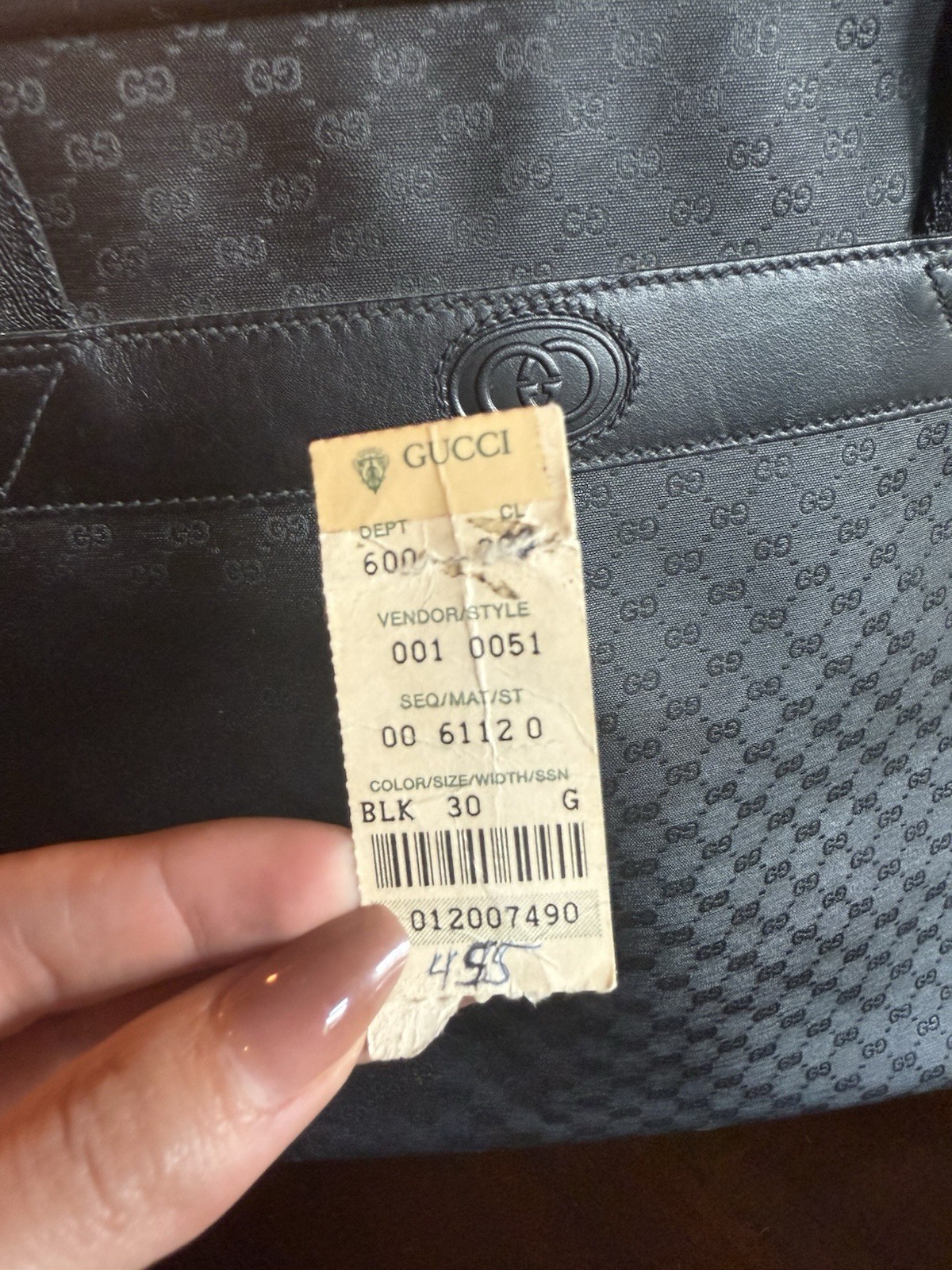 Gucci Vintage Travel Bag Unisex