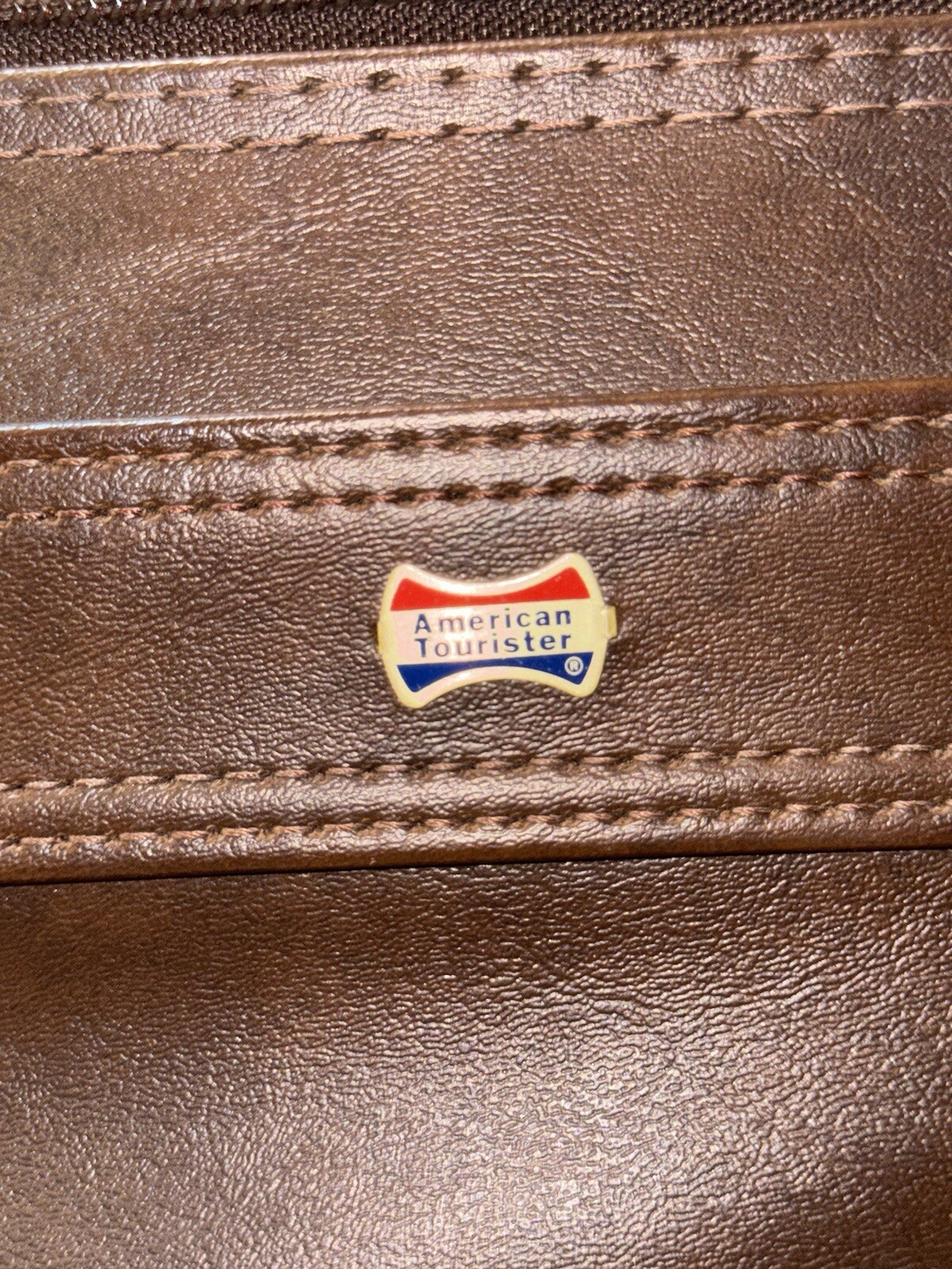 American Tourister Vintage 1960’s 3-Piece Leather Suitcase Set- Great Condition