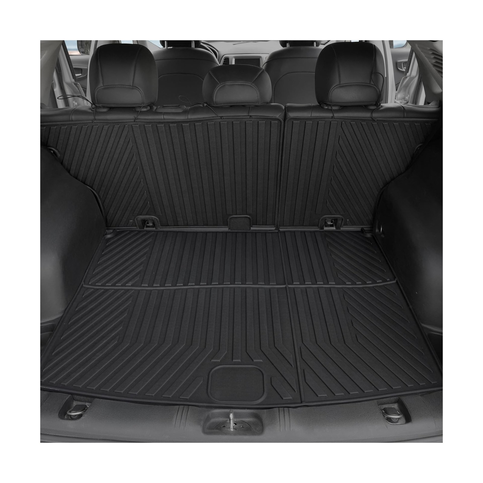 Floor Mats for Jeep Compass 2017-2025, All Weather Floor Mats Trunk Cargo Lin…