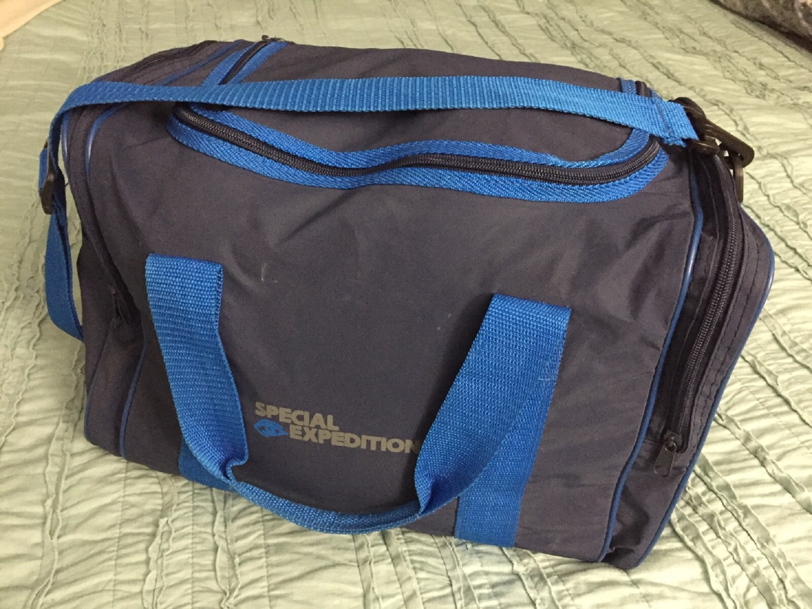 Vintage 90s Lindblad Special Expeditions Carry-On Under Seat Small Duffle Bag