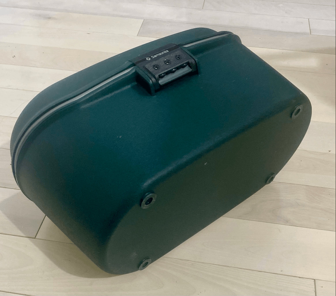 Vintage Samsonite Oyster GLS Luggage Train Case Carry-On Combination Lock Made