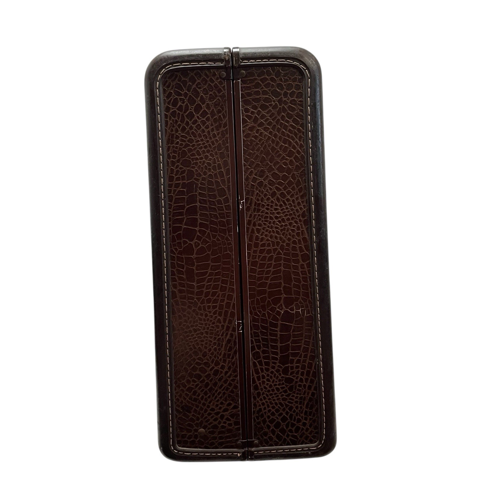VTG 1930s Shwayder Bros Samsonite Faux Crocodile Luggage Set Of 2