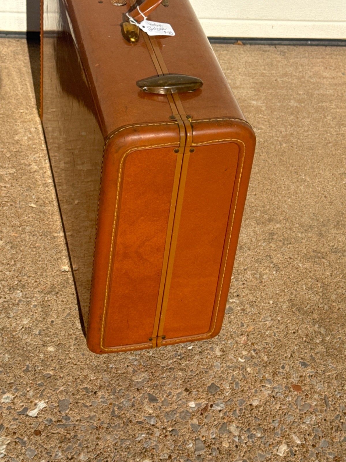 Samsonite Streamlite Style 4632 Suitcase Luggage Vintage 1940s 1950s **No Key