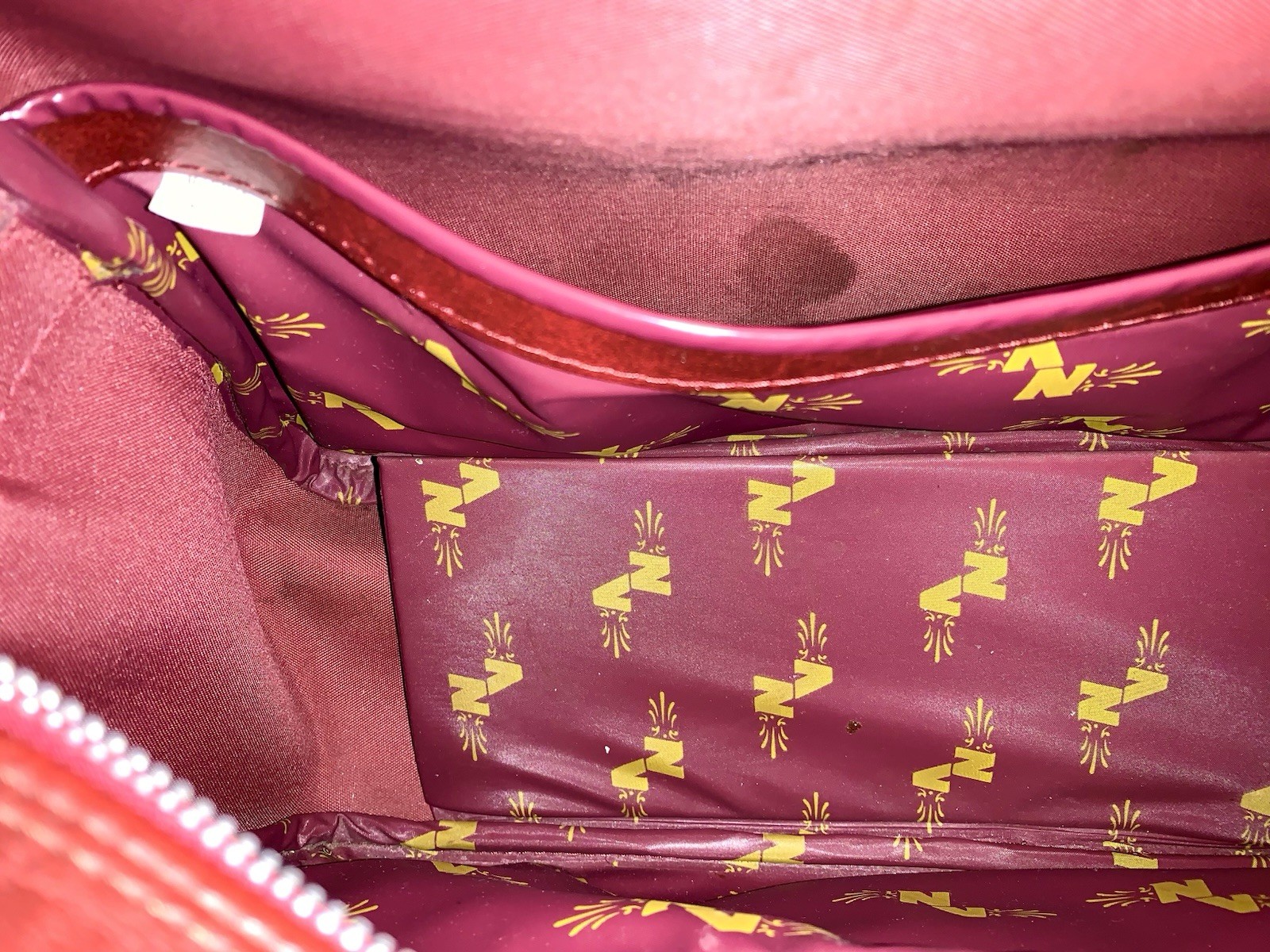Vintage New Vista Luggage Carry On Shoulder Laptop Traveler Bag Faux Leather