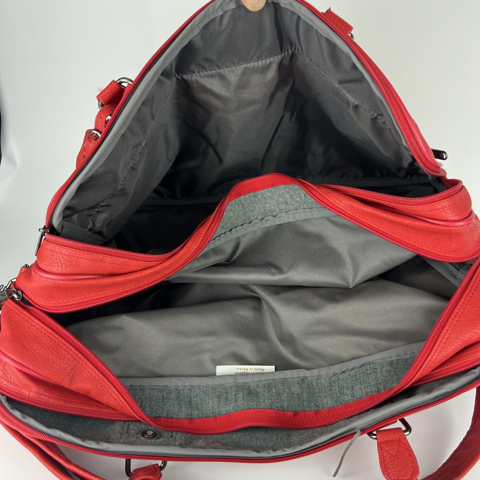 Amelia Earhart Coca-Cola Red Travel Duffel Shoulder Bag Vintage